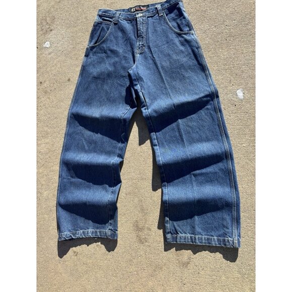 Men's Blue Jeans JNCO Style - Picture 8 of 10